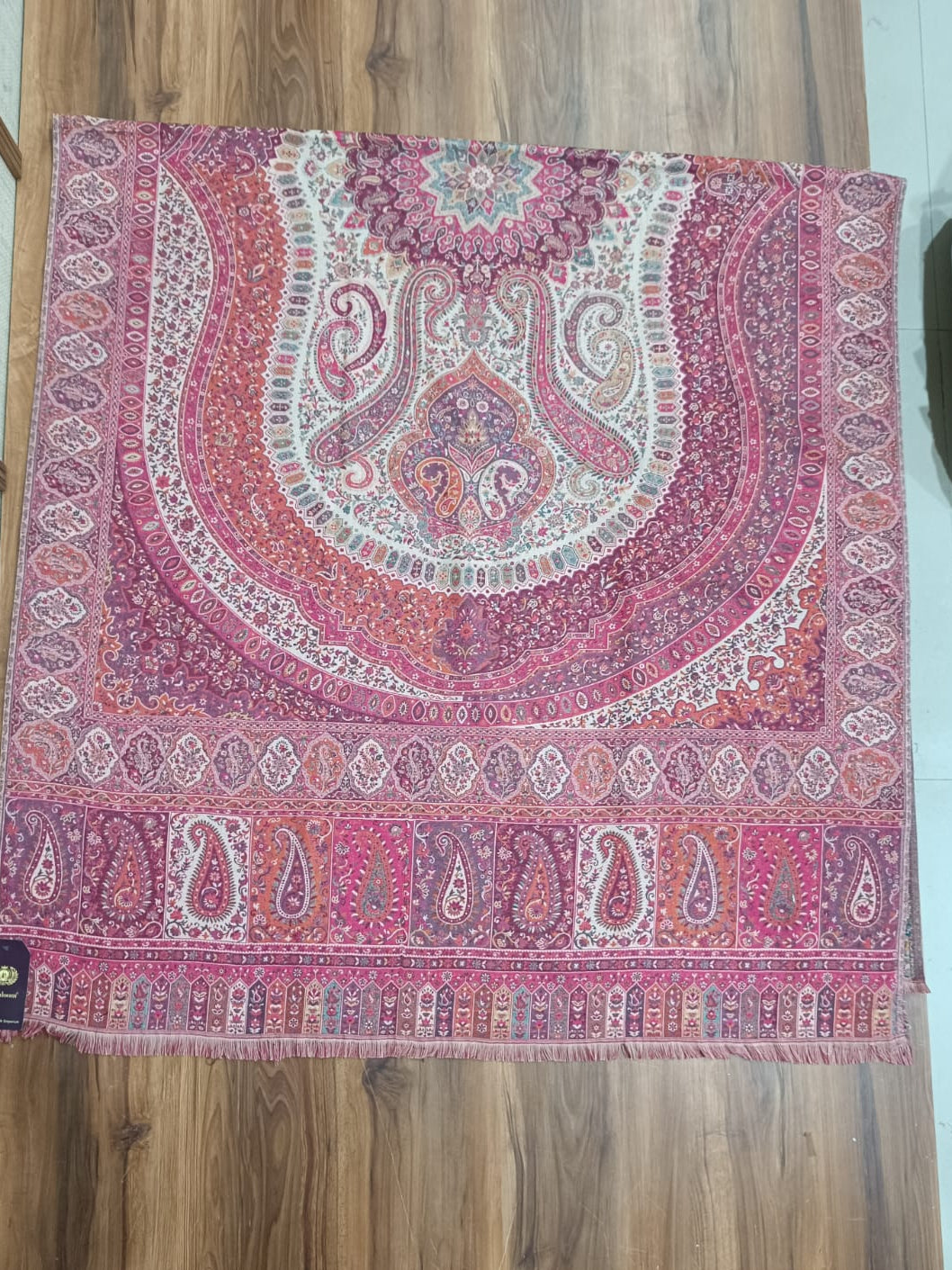 Darbari Heritage Pashmina — Kaani Masterpiece (40×80)