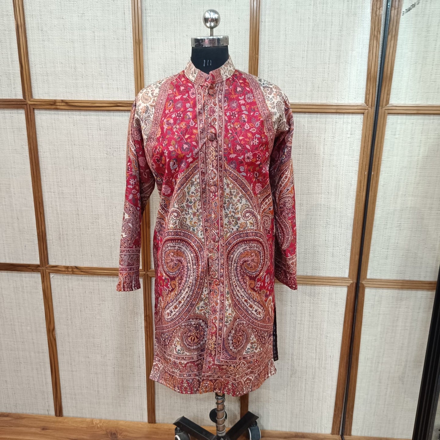 Pashloom red wool woolen apparel for wedding and festive gifting, product image 1
