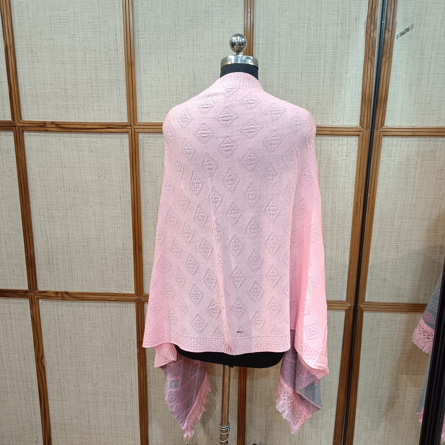 2-in-1 Convertible Knitted Stole & Shrug with Buttons | Pashloom