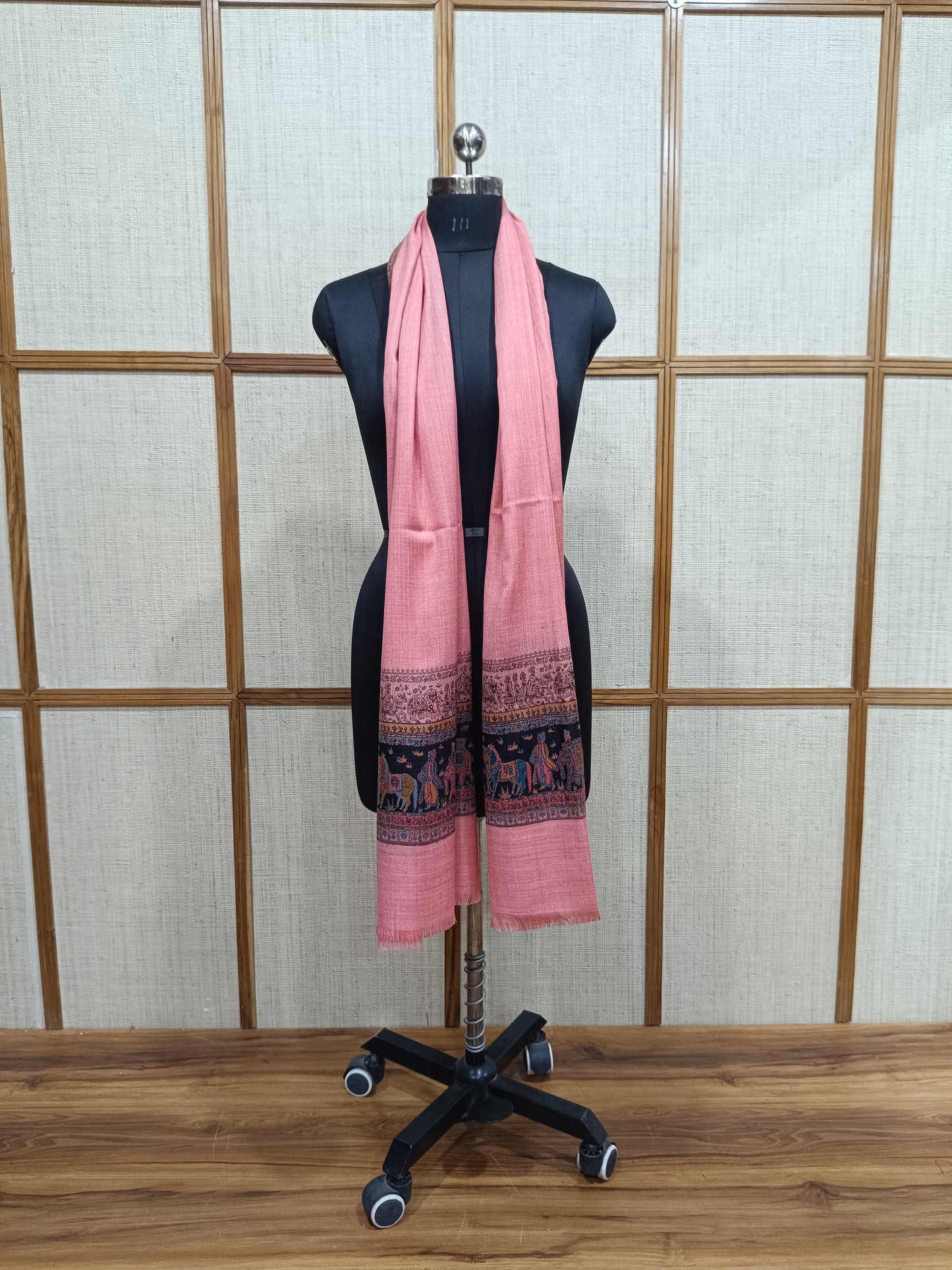 Pashloom™ His & Her Red Barat Celebration Wool Shawl Gift Set