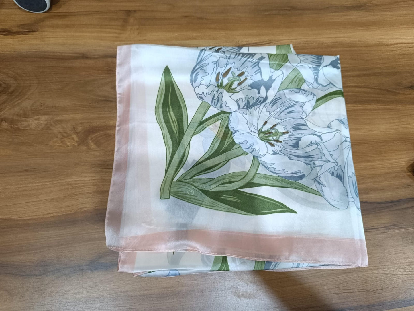 Pashloom baby pink, white, orange, blue silk scarves for premium gifting, product image 5