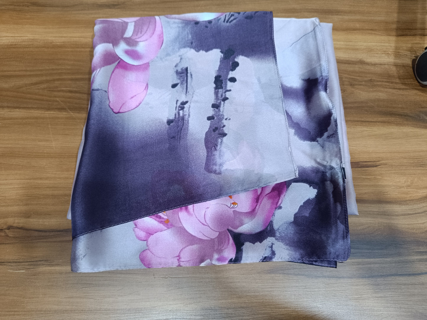 Pashloom™ Digital Printed Rectangular Soft Silk Scarf for Women