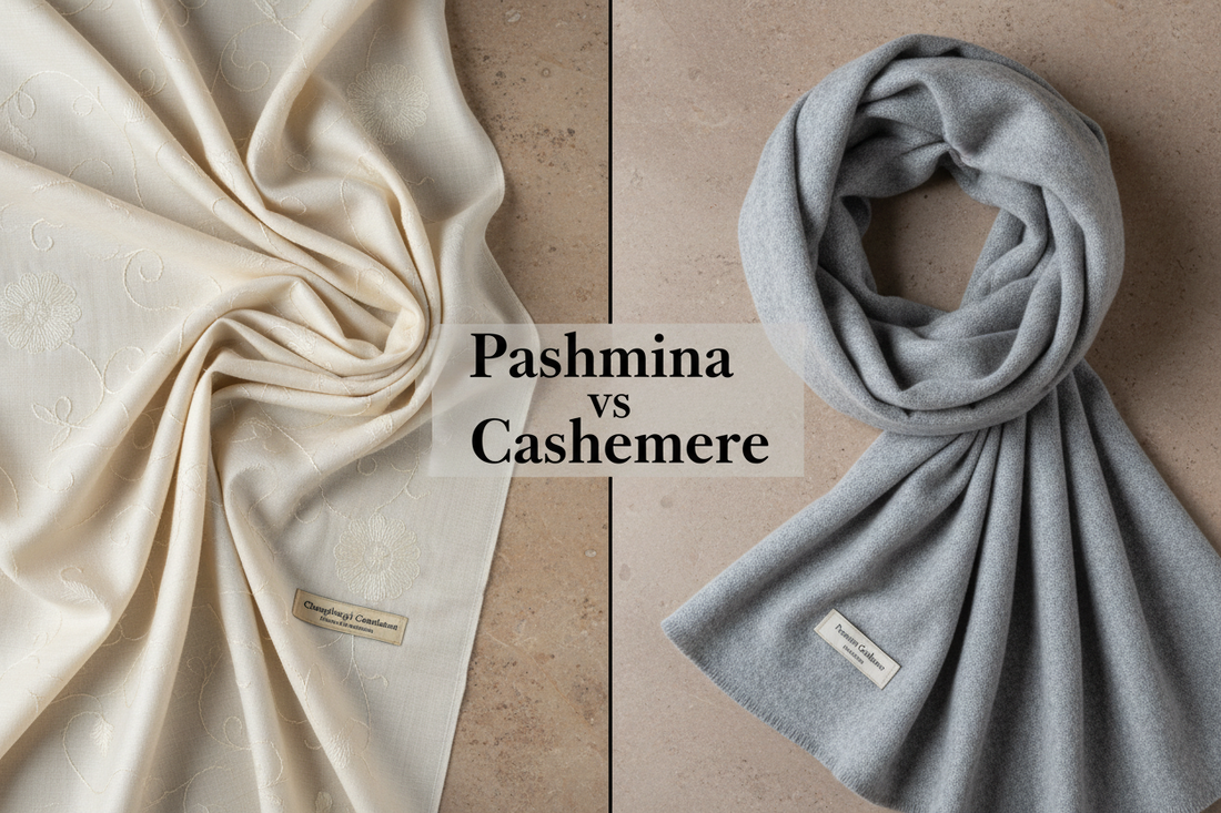 Pashmina vs Cashmere What's the Real Difference? Pashloom