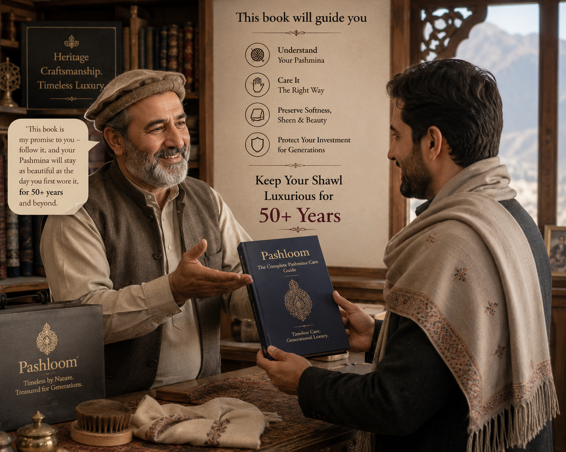 pashloom pashmina shawl care guide