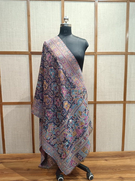 Pashloom multicolor wool stole for wedding gifting, product image 1
