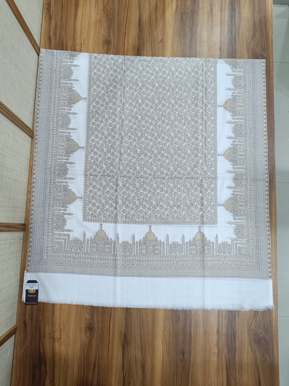 Pashloom™ His & Her Designer Full Work Woolen Shawl Gift Set