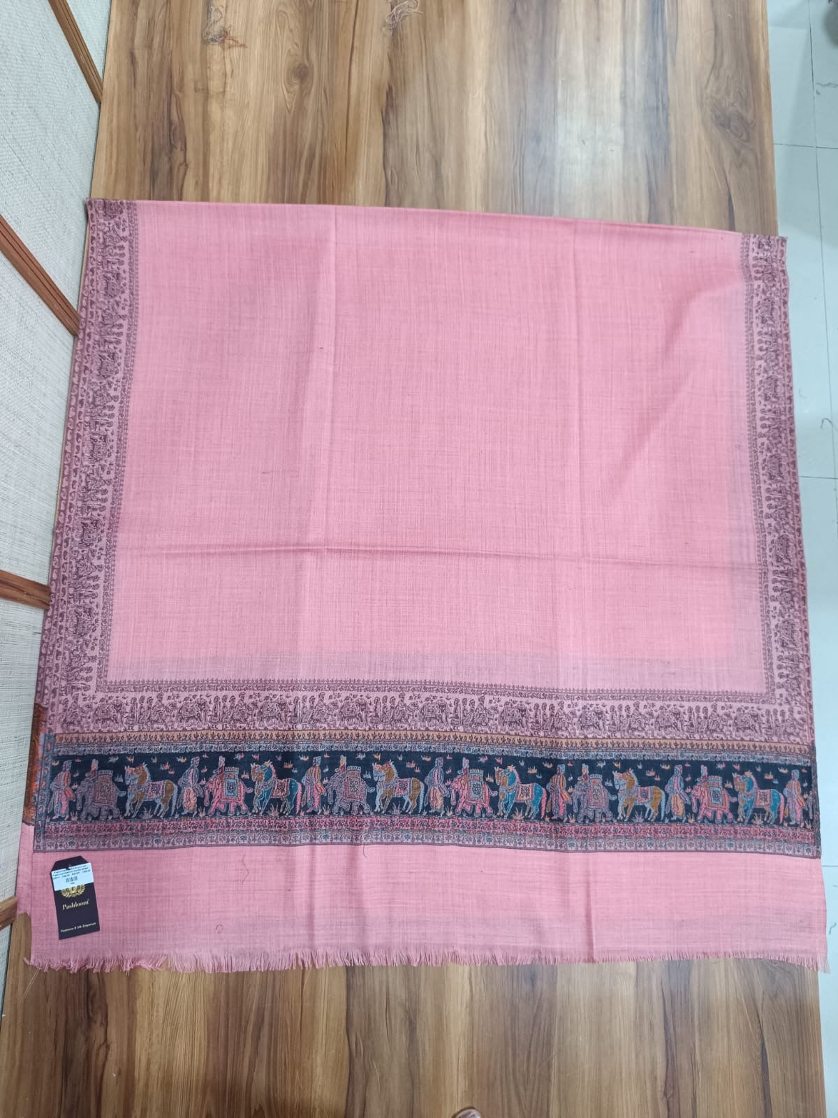 Pashloom™ His & Her Red Barat Celebration Wool Shawl Gift Set