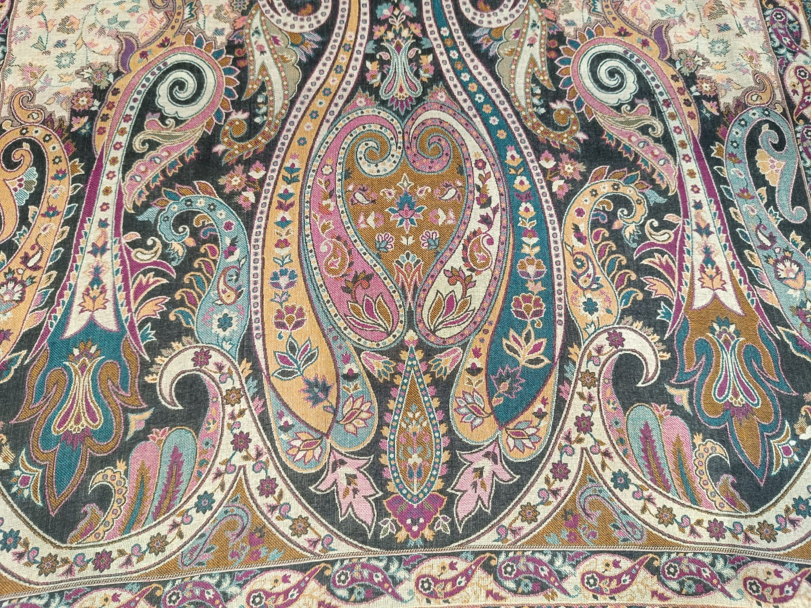 Pashloom multicolor wool stole for wedding gifting, product image 5