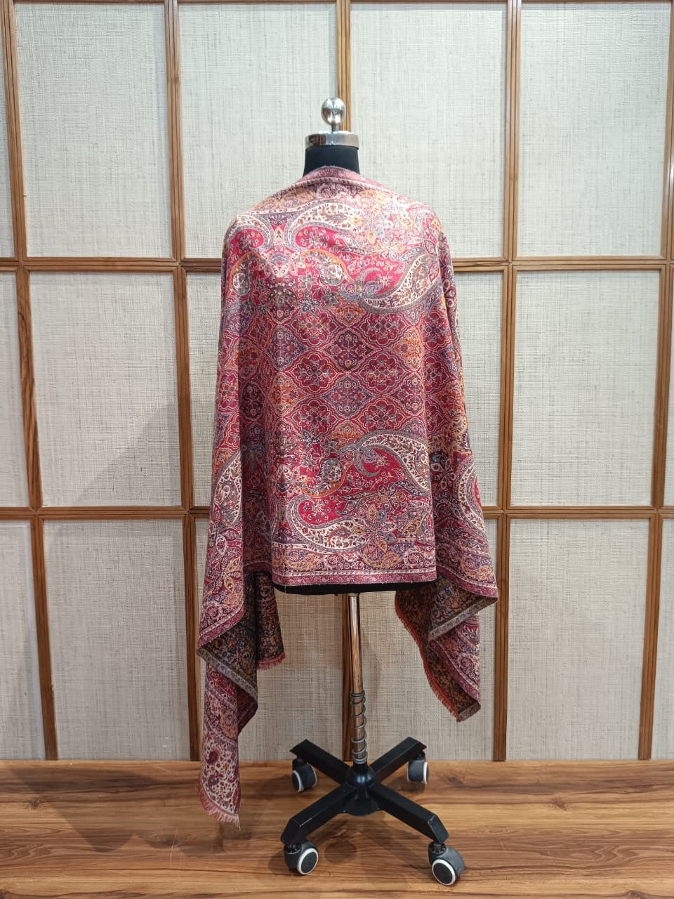Pashloom multicolor wool stole for wedding gifting, product image 3