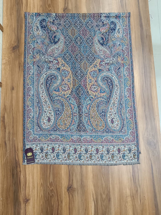 Pashloom multicolor wool stole for wedding gifting, product image 1