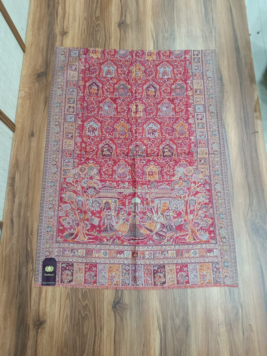 Pashloom multicolor wool stole for wedding gifting, product image 1