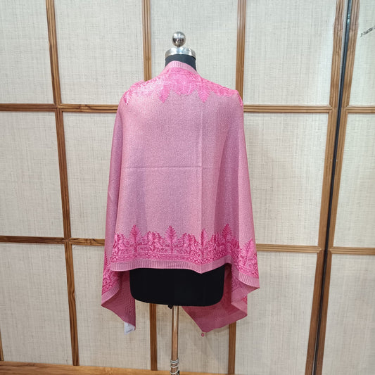 Convertible Knitted Shrug-cum-Stole | Free Size Winter Wear