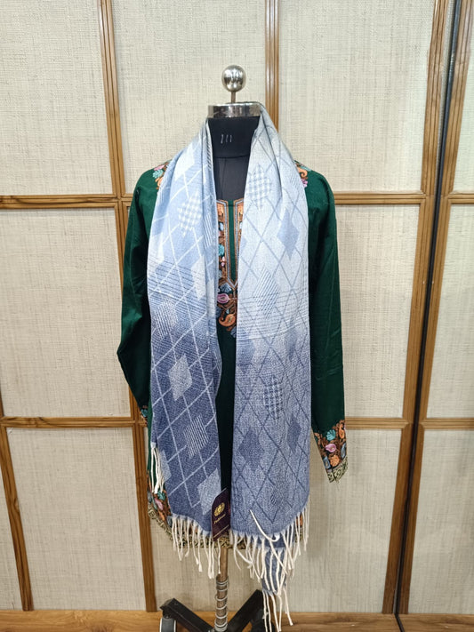 Warm Reversible Woolen Stole for Casual & Office Wear