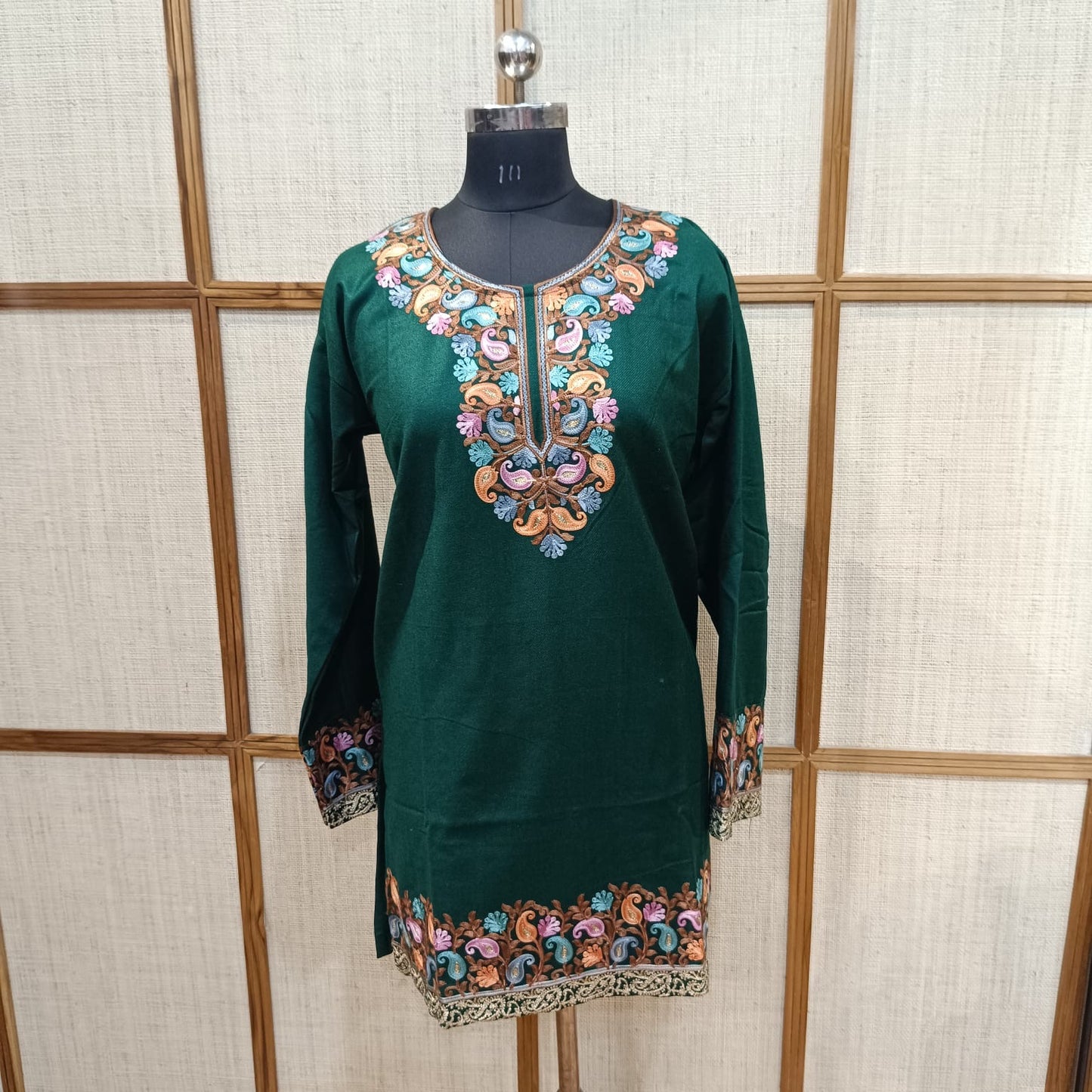Pashloom mustard, red wool woolen apparel for festive gifting, product image 1