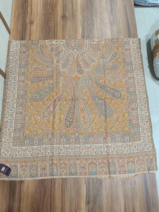 Best Pashmina Shawl for Groom Wedding Look – Royal Kashmiri Kaani Weave