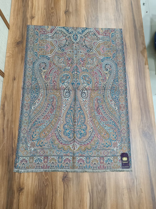 Pashloom multicolor wool stole for wedding and festive gifting, product image 1