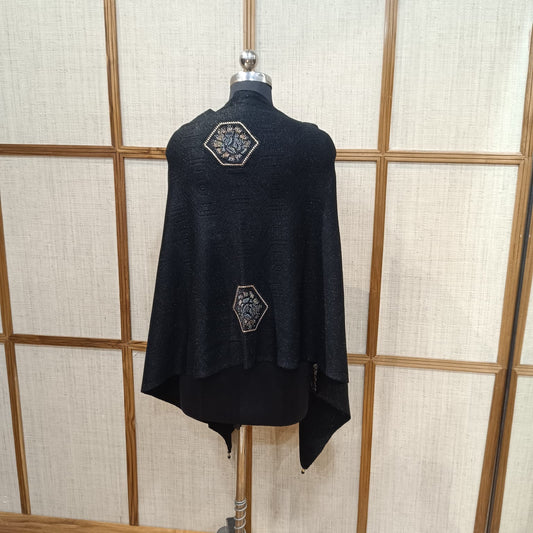 The Multi-Way Knitted Stole: Wear as Wrap or Shrug