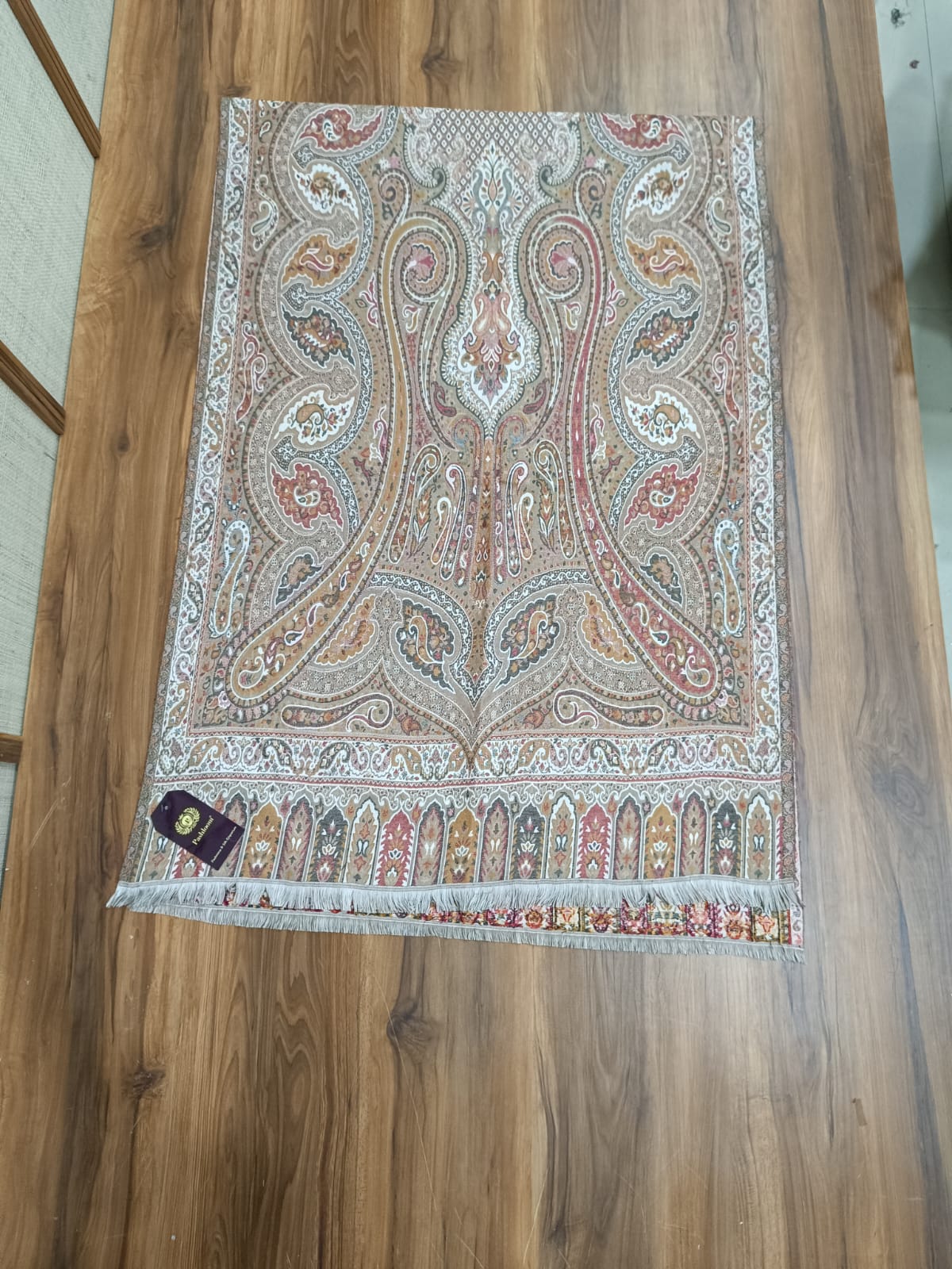 Pashloom multicolor wool stole for wedding gifting, product image 1
