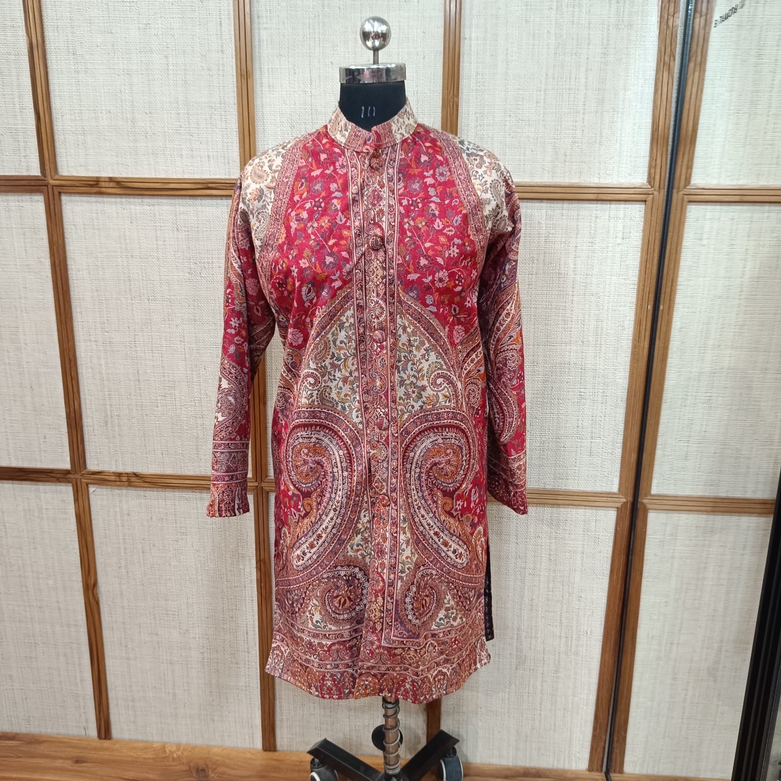 Pashloom red wool woolen apparel for wedding and festive gifting, product image 1