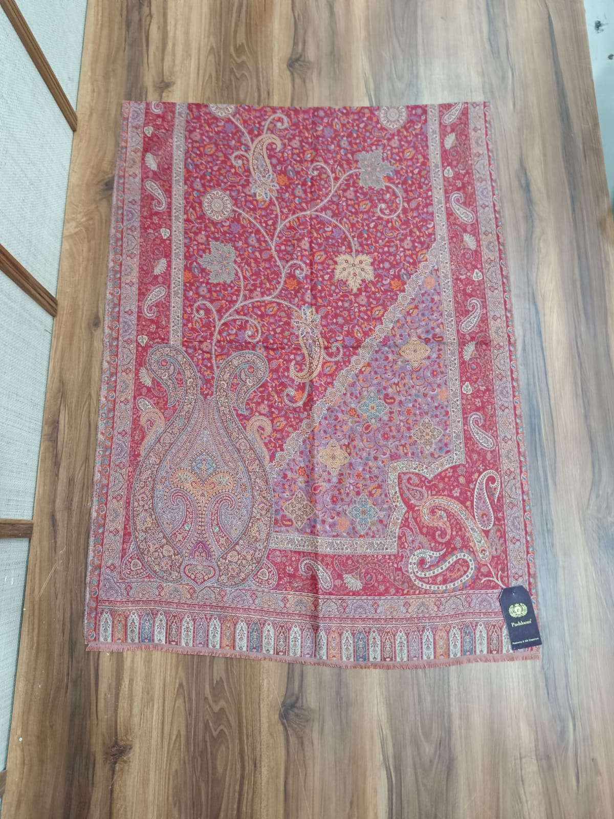 Pashloom multicolor wool stole for wedding gifting, product image 4