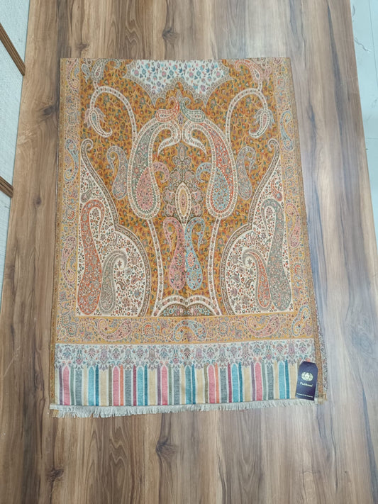 Pashloom multicolor wool stole for wedding gifting, product image 1