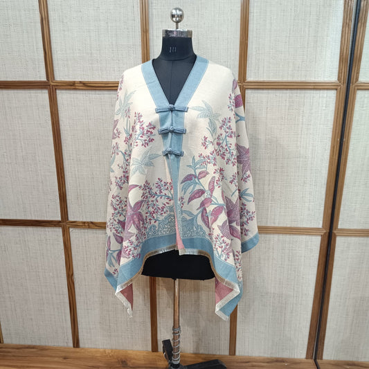 Woolen Shrug-cum-Stole for women