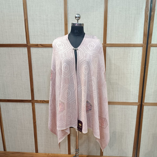 Elegant Knitted Button Wrap - 2-in-1 Winter Accessory