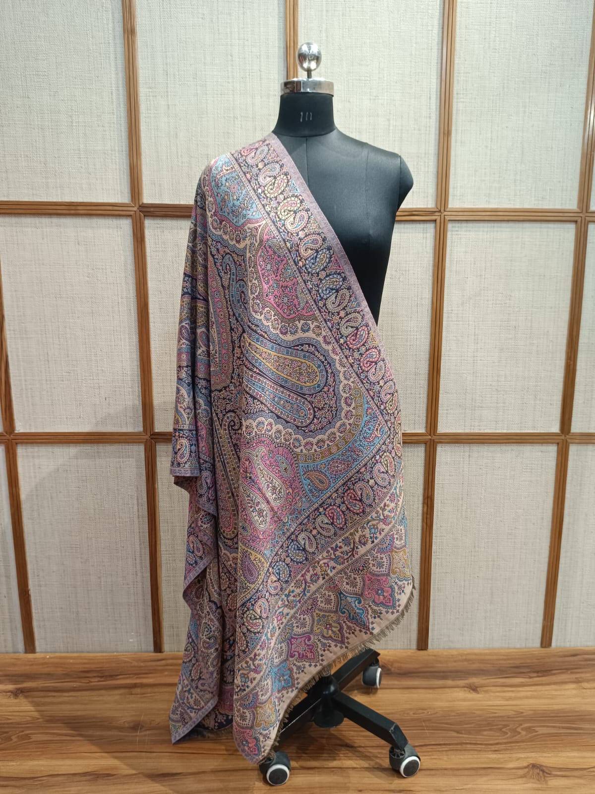 Pashloom multicolor wool stole for wedding gifting, product image 1