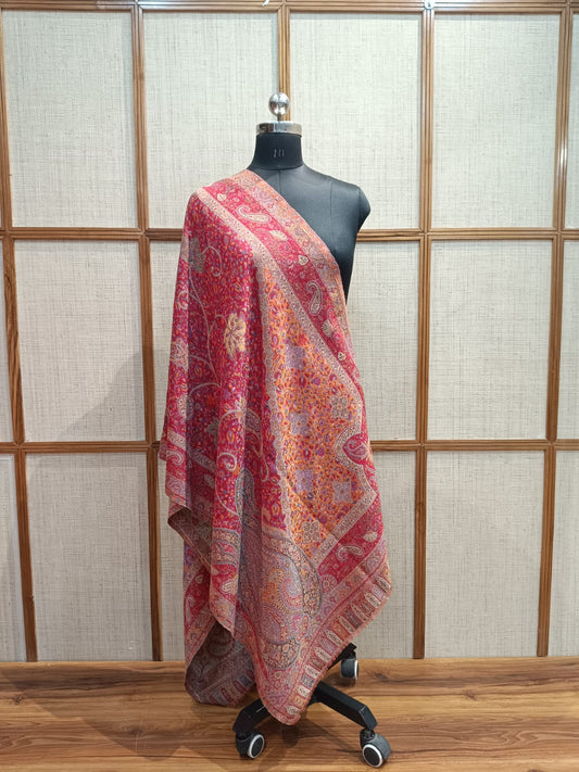 Pashloom multicolor wool stole for wedding gifting, product image 1