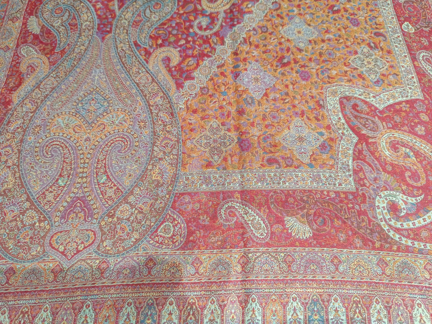 Pashloom multicolor wool stole for wedding gifting, product image 5