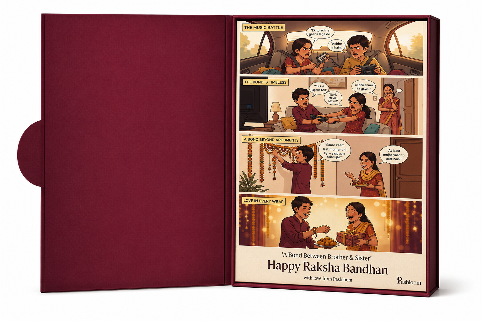 Pashloom Rakshabandhan Brother Sister Rakhi Gift 2026