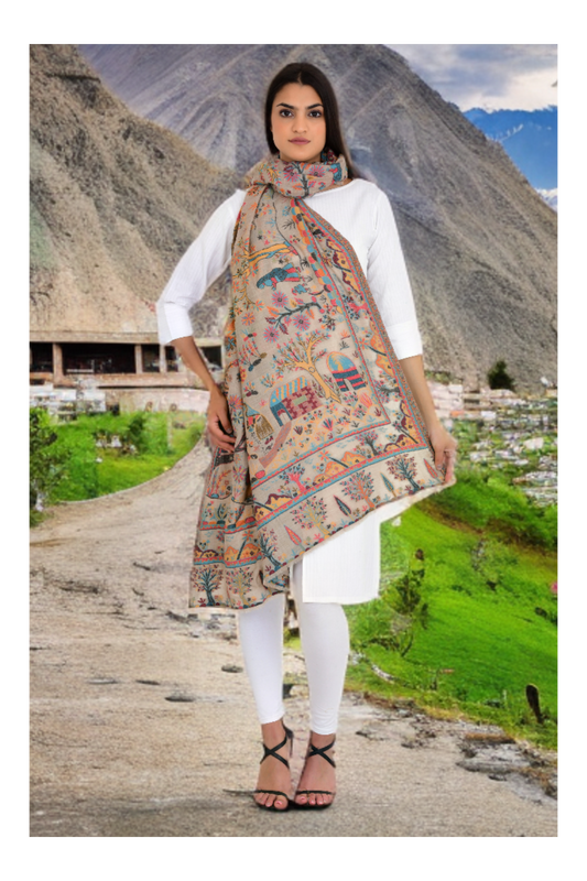 Masterpiece of Craftsmanship Kashmiri Pashmina Shawl