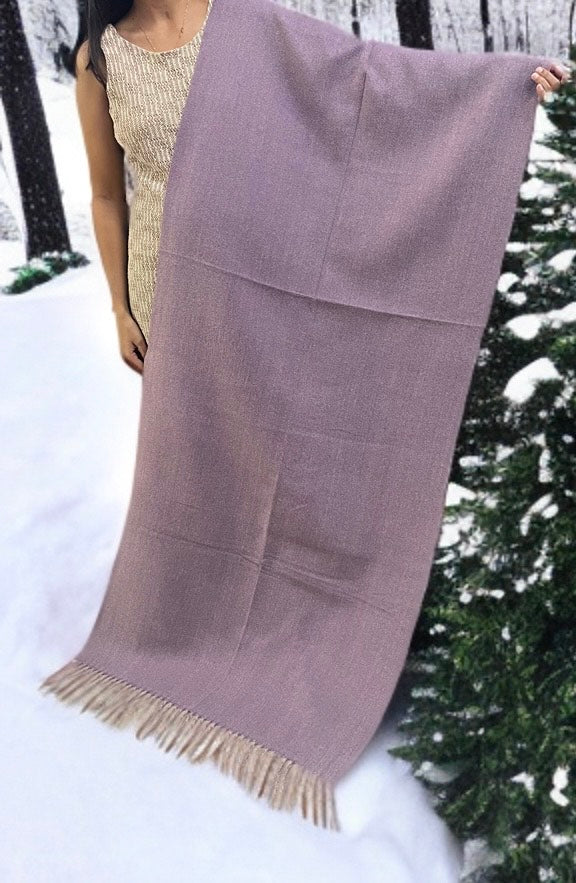 purple stole for women