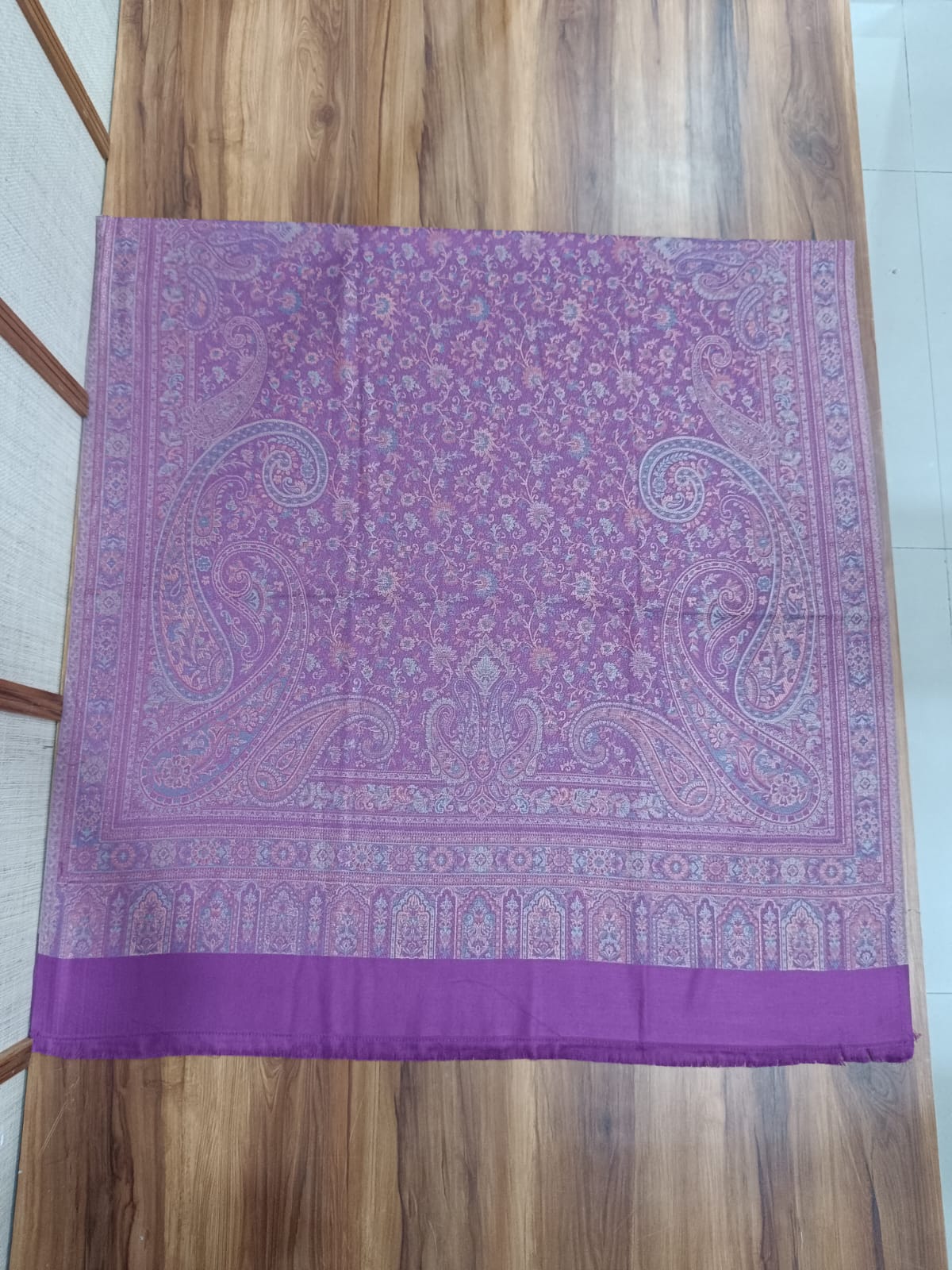 Pashloom Exclusive Kashmiri Weaving Reversible Unisex Shawl – Wholesale Bulk Order | Pashloom™ Ahmedabad
