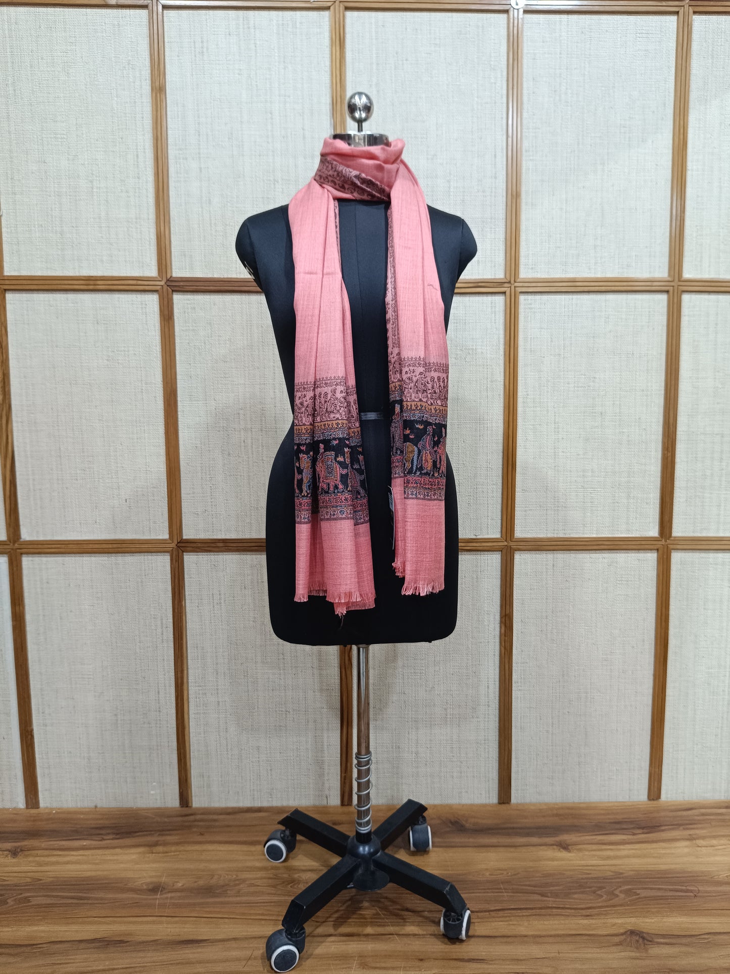 Pashloom™ His & Her Red Barat Celebration Wool Shawl Gift Set