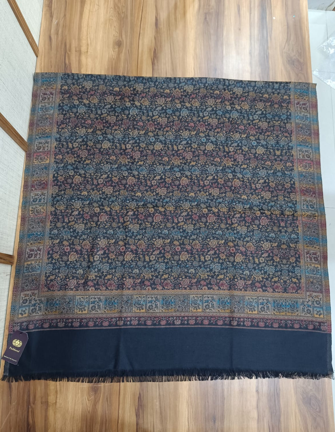 Pashloom™ Unisex Paisley Pashmina Blend Full Work Shawl – Soft Kashmiri Shawl | Wholesale Bulk Order | Pashloom™ Ahmedabad