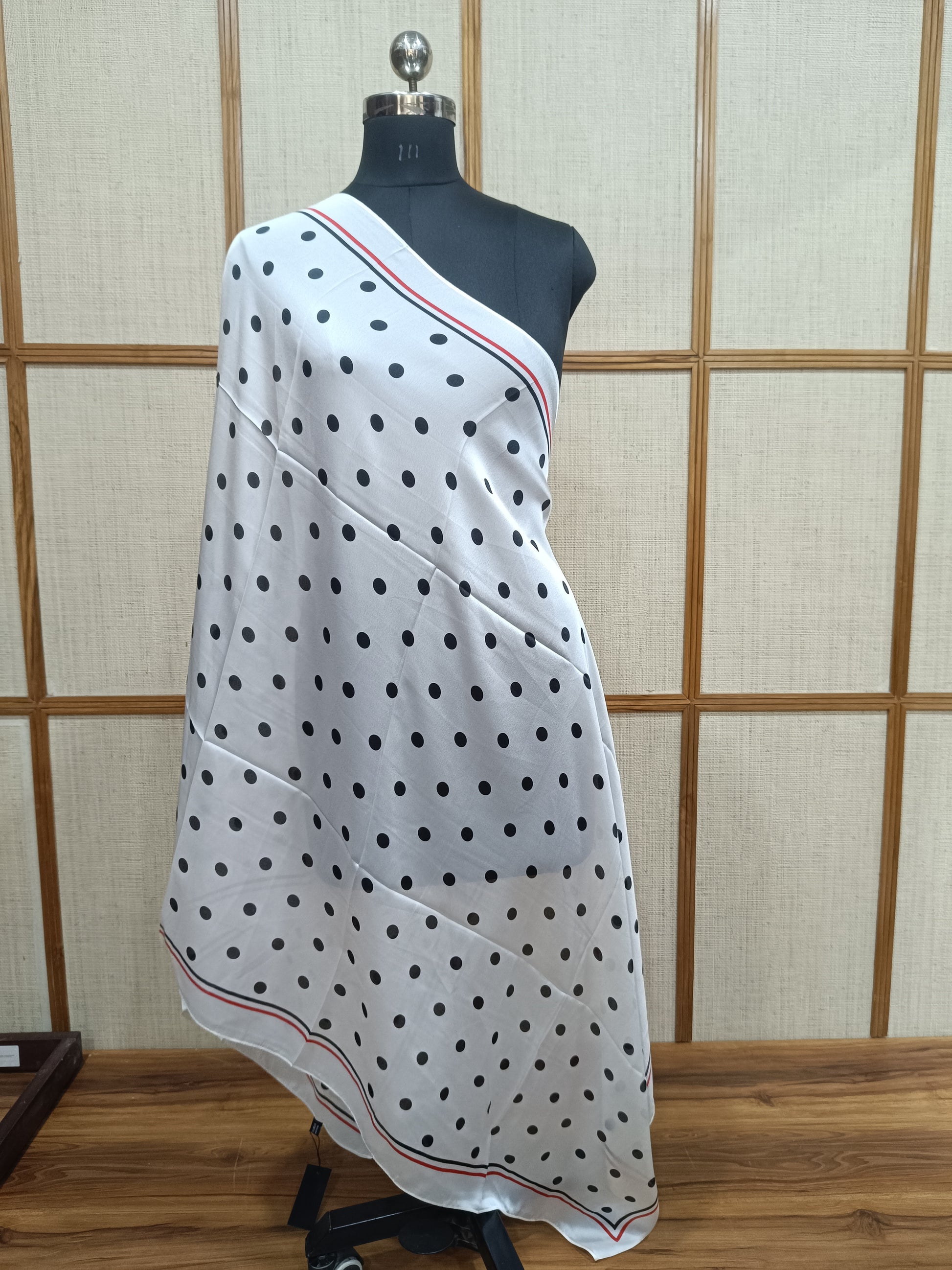 Pashloom baby pink, white, orange, mid sea blue silk scarves for premium gifting, product image 4