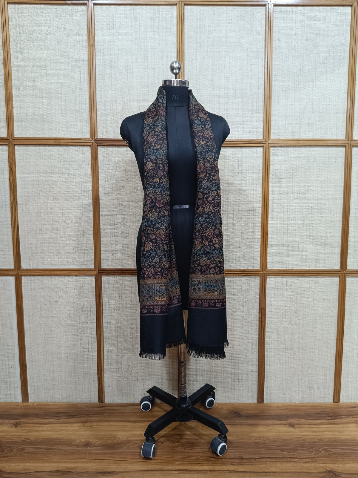 Pashloom™ Unisex Paisley Pashmina Blend Full Work Shawl – Soft Kashmiri Shawl | Wholesale Bulk Order | Pashloom™ Ahmedabad
