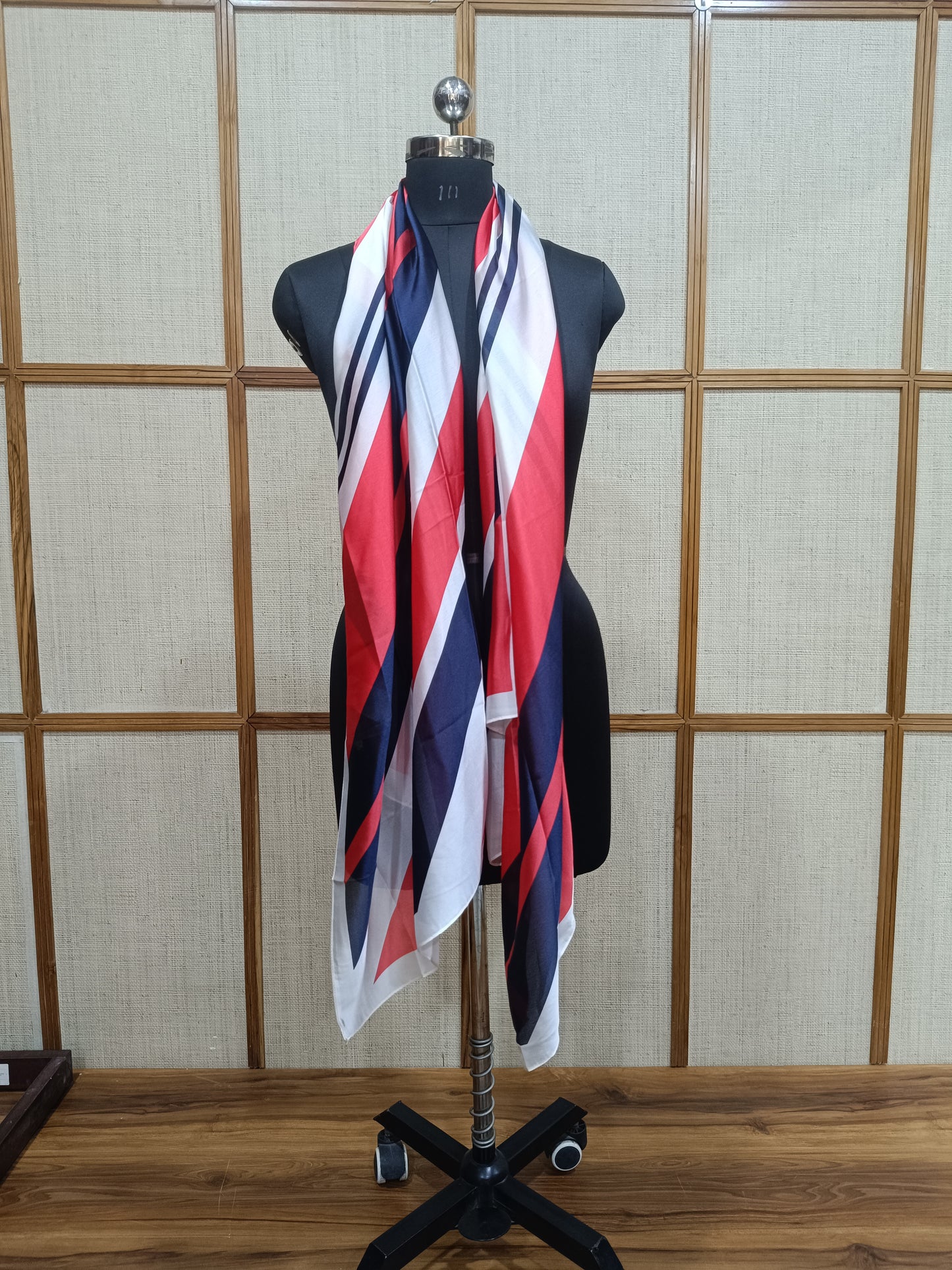 Pashloom red, black, blue, peach silk scarves for premium gifting, product image 4