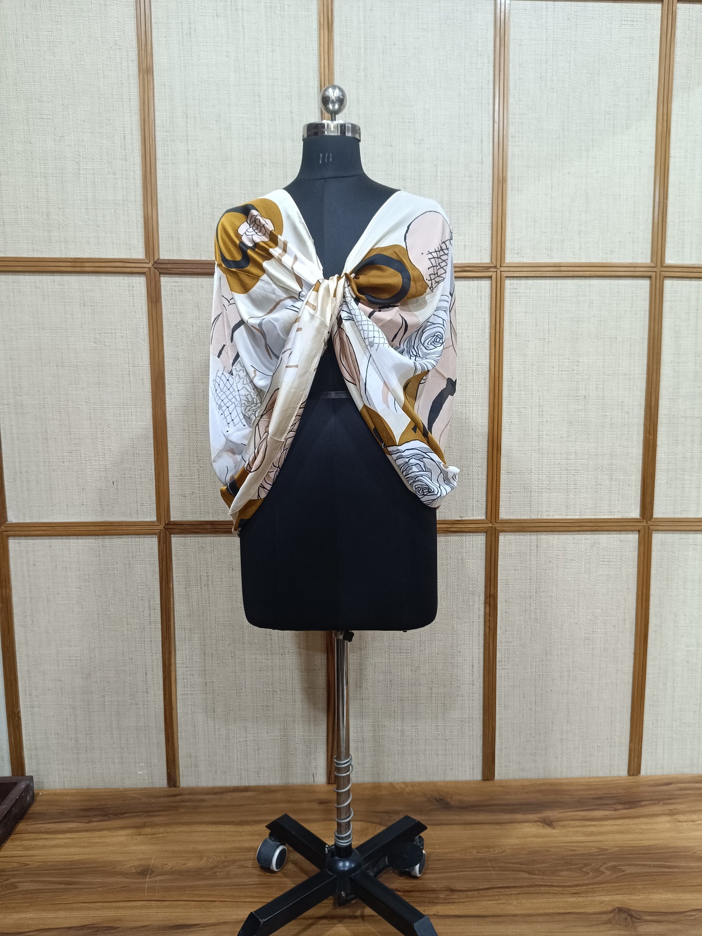 Designer Pattern Silk Scarf for Women
