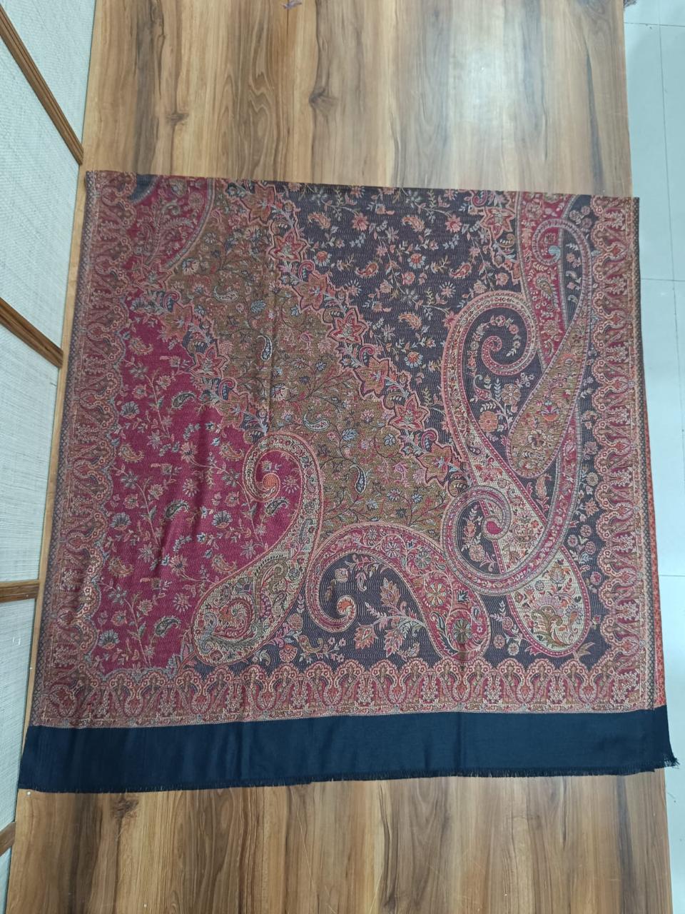Pashloom Exclusive Kashmiri Weaving Reversible Unisex Shawl – Wholesale Bulk Order | Pashloom™ Ahmedabad