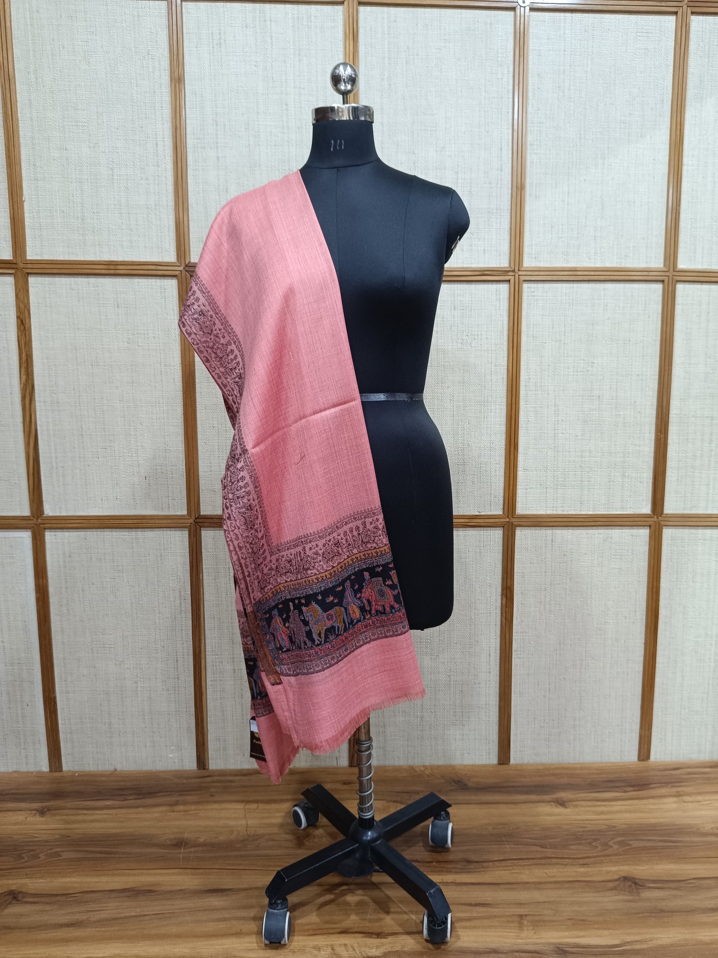 Pashloom™ His & Her Red Barat Celebration Wool Shawl Gift Set