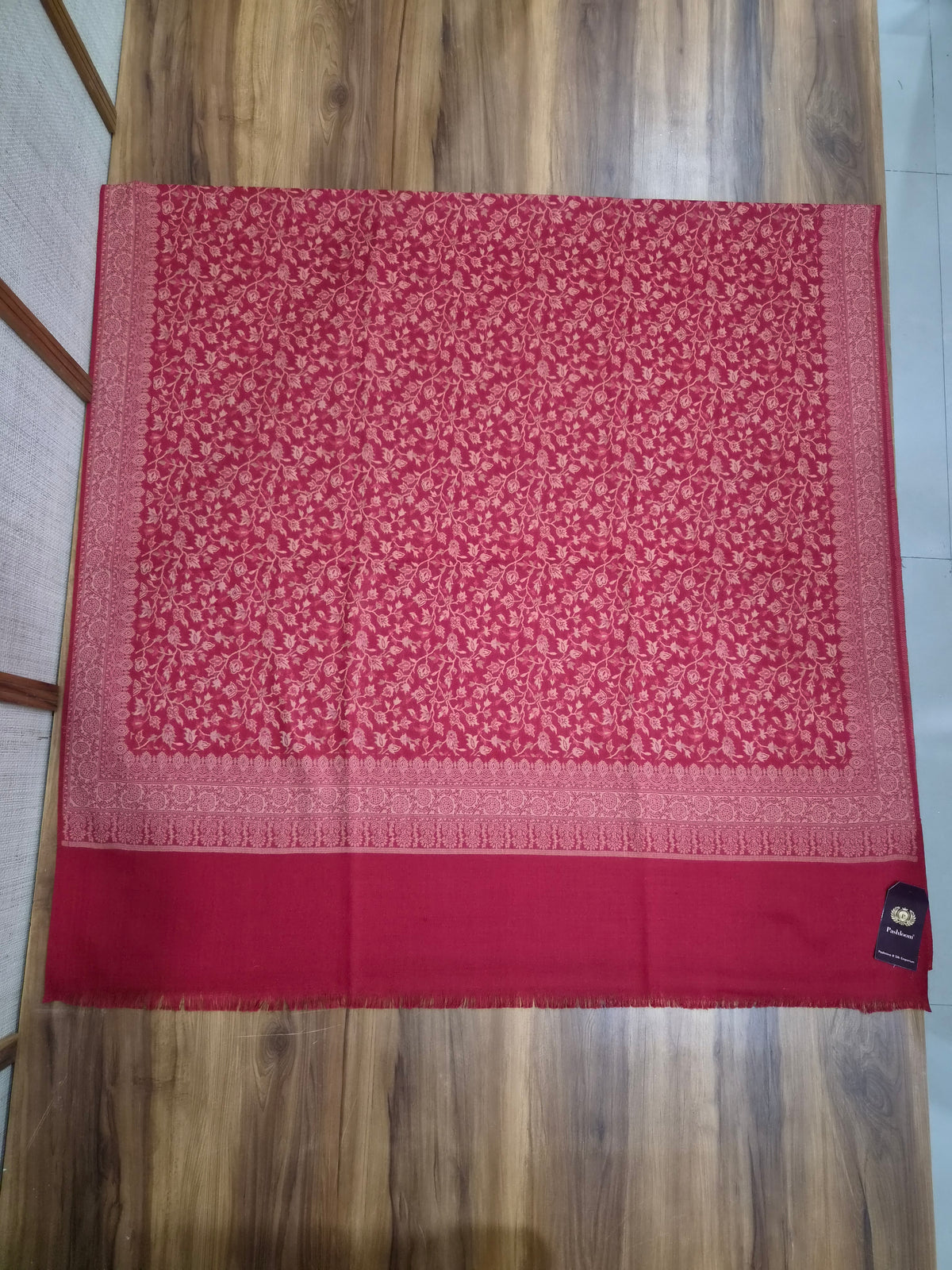 Pashloom™ Premium Pashmina Shawl – Royal Kashmiri Paisley Design | Wholesale Bulk Order | Pashloom™ Ahmedabad
