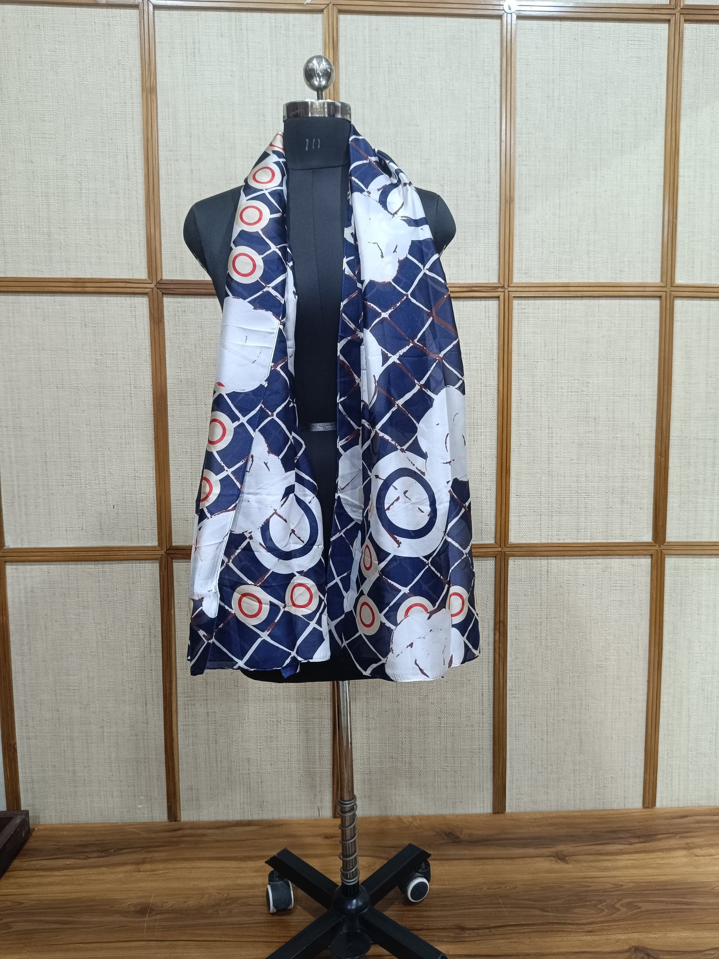 Pashloom baby pink, white, orange, mid sea blue silk scarves for premium gifting, product image 4