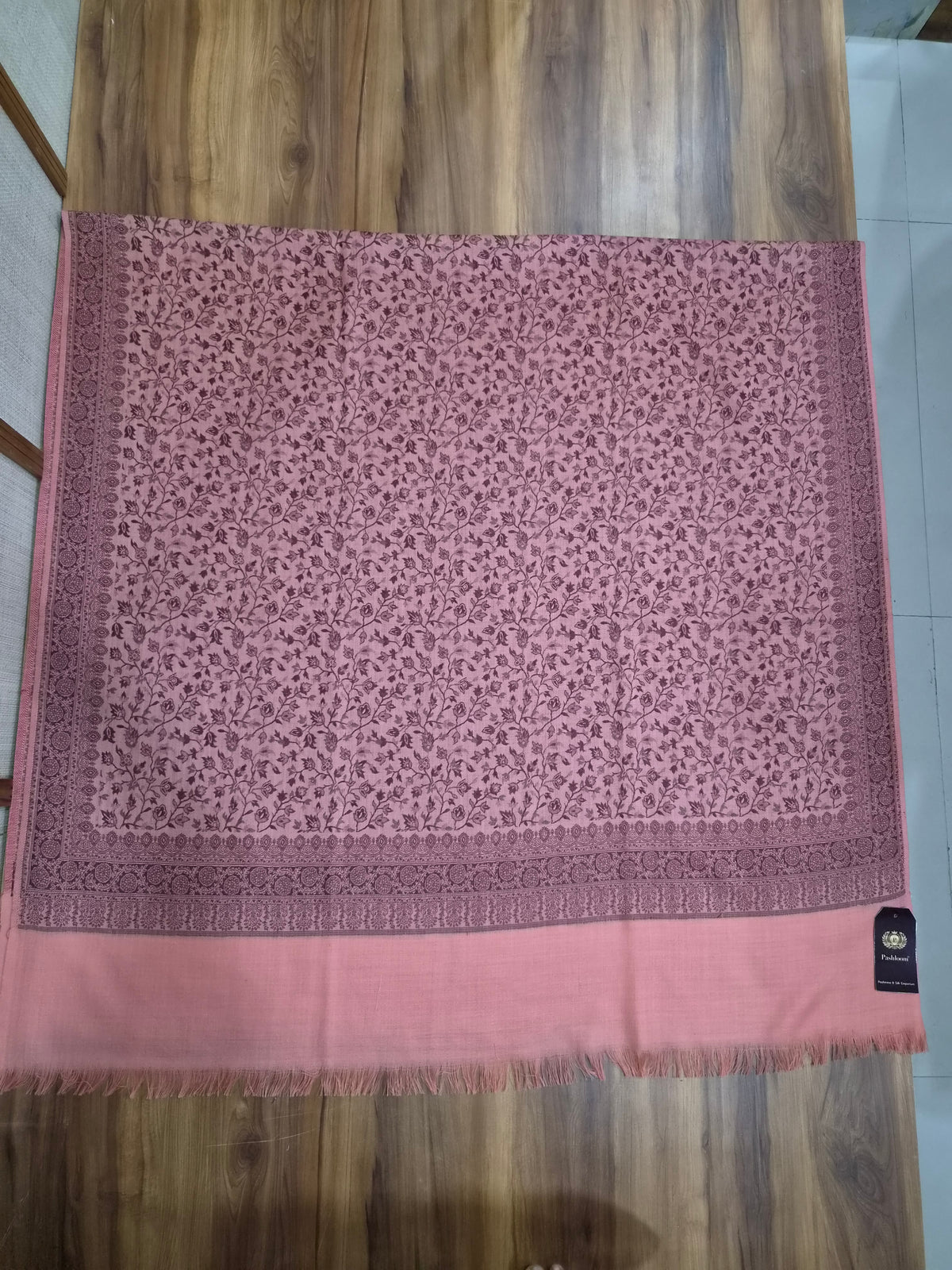Pashloom™ Premium Pashmina Shawl – Royal Kashmiri Paisley Design | Wholesale Bulk Order | Pashloom™ Ahmedabad
