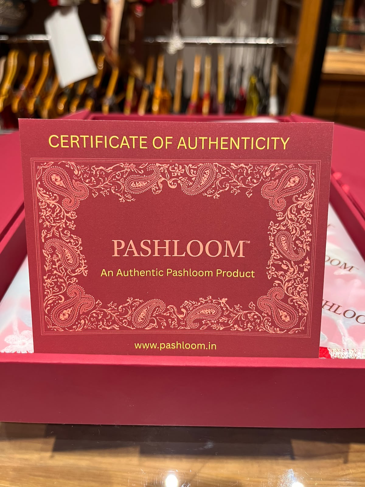 Premium Rakhi Gift Hamper for Sister | Pashloom™ Kashmiri Stole