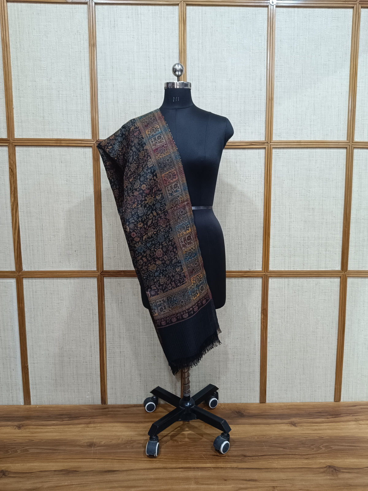 Pashloom™ Unisex Paisley Pashmina Blend Full Work Shawl – Soft Kashmiri Shawl | Wholesale Bulk Order | Pashloom™ Ahmedabad