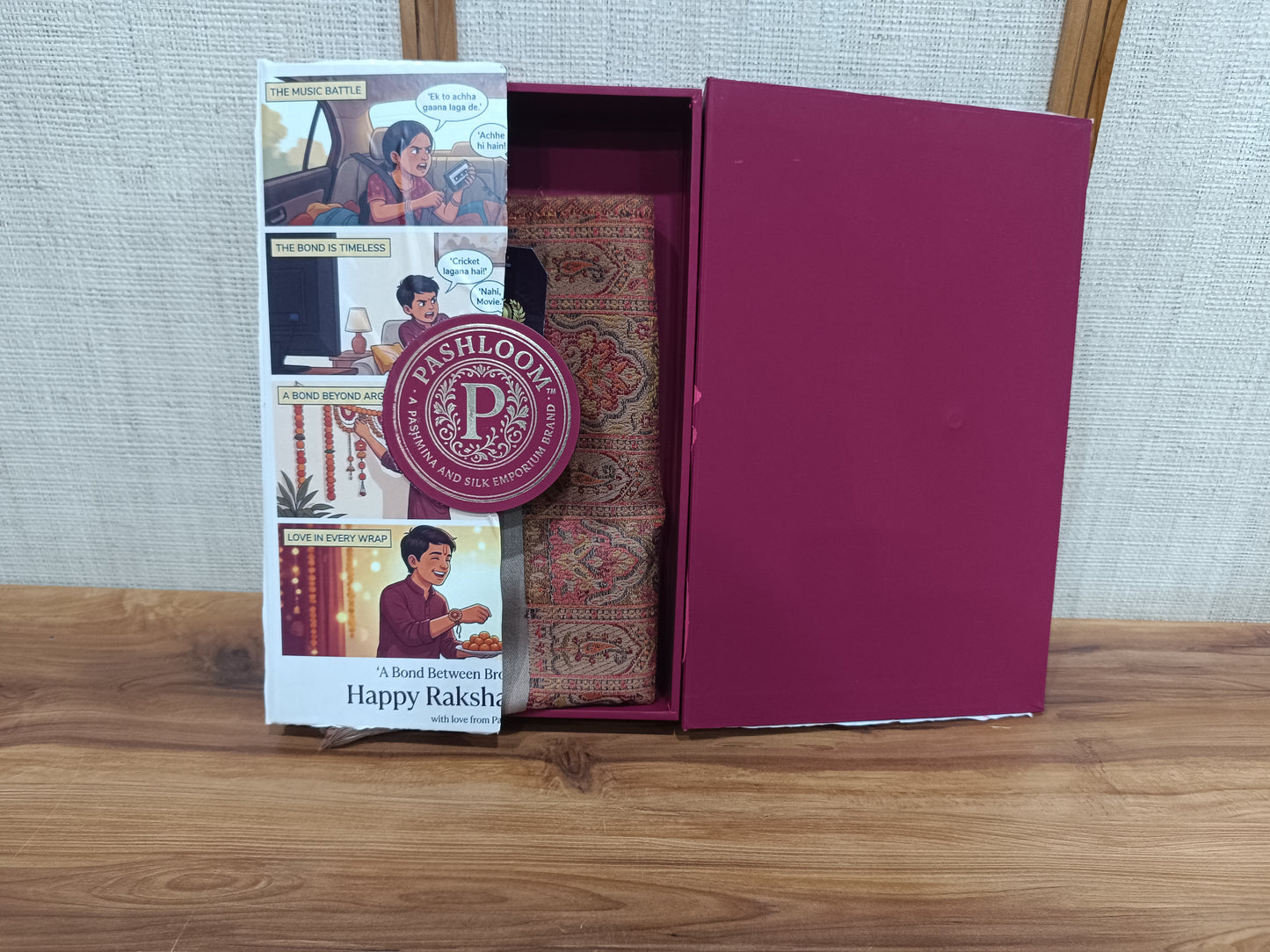 Luxury Raksha Bandhan Gift for Sister | Pashloom Limited Edition Gift Box