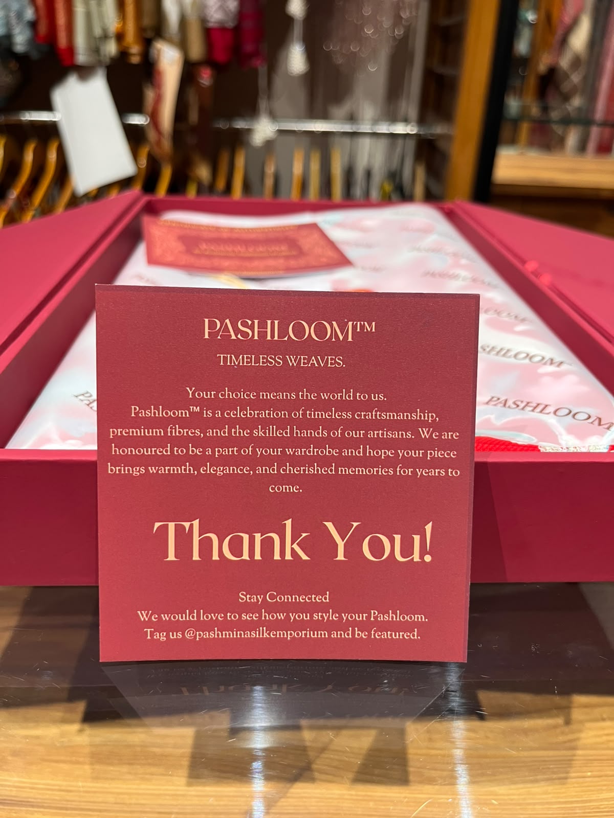Premium Rakhi Gift Hamper for Sister | Pashloom™ Kashmiri Stole