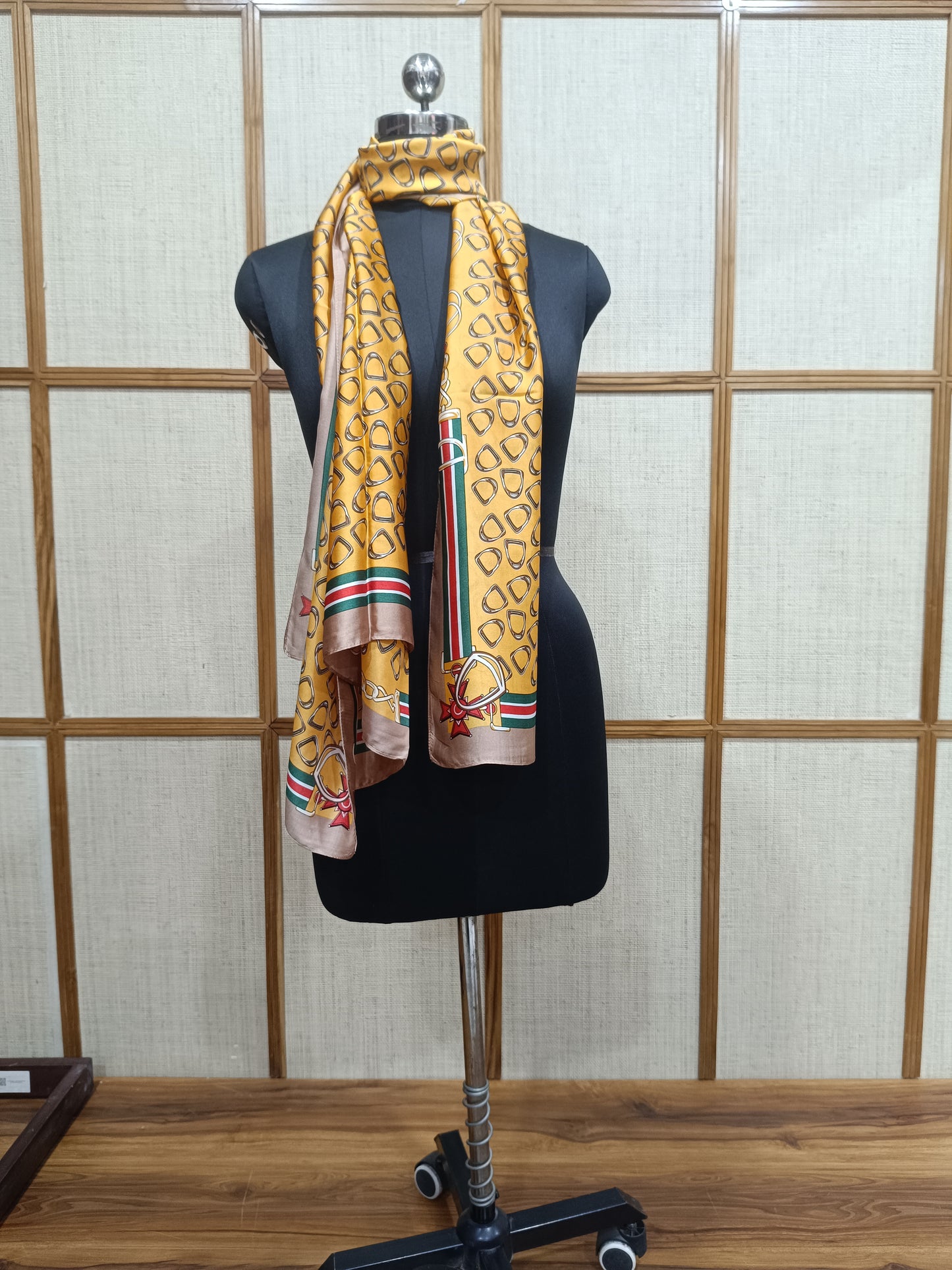 Pashloom baby pink, orange, mid sea blue, black silk scarves for premium gifting, product image 3